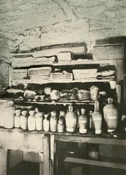 Mawsons Chemielabor, um 1908-1909