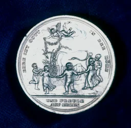Medaille zur Erinnerung an die Entdeckung der Pockenimpfung 1796