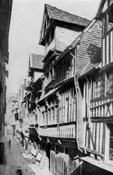 Mittelalterliches Lisieux, Normandie, Frankreich, ca. 1930er Jahre