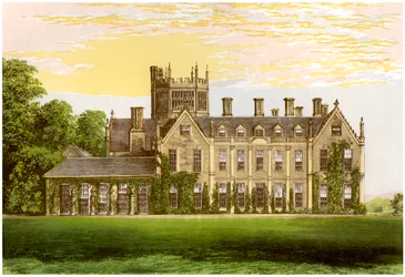 Melbury House, Dorset, Heim des Earl of Ilchester, um 1880