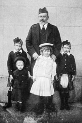 Mitglieder der königlichen Familie, Balmoral, Schottland, 1902