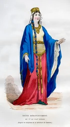 Merowingische Königin, 5.-8. Jahrhundert