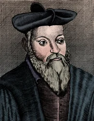 Michel Nostradamus 1503-1556, französischer Arzt und Astrologe, 17. Jahrhundert