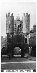 Micklegate Bar, York, um 1920er Jahre