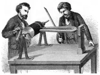 Phonautograph aus der Mitte des 19. Jahrhunderts, 1872