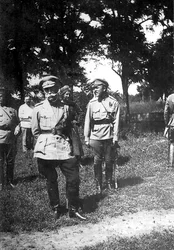 Michail Alexejew, Oberbefehlshaber der Freiwilligenarmee, bei Ekaterinodar, Russland