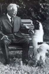 Mikhail Sholokhov, russischer Autor, Veshenskaya, UdSSR, 1960er