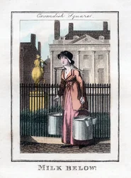 Milch unten!, Cavendish Square, London, 1805