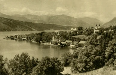 Millstatt am See, Kärnten, Österreich, um 1935