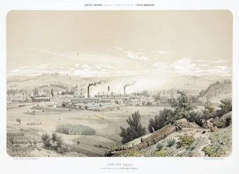 Bergbau, Metall-Erze Zinkmine in Angleur, Belgien