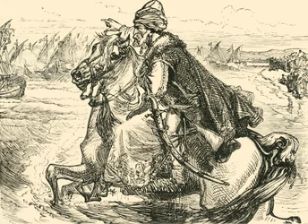 Mohammed II. ermutigt seine Seeleute, 1890