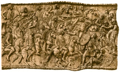 Maurische Kavallerie unter Lusius Quietus im Kampf gegen die Daker, 1902