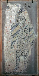 Mosaik eines Kreuzfahrers aus dem vierten Kreuzzug, 13. Jahrhundert