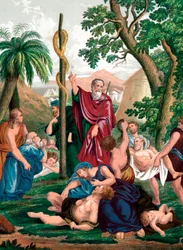 Moses und die eherne Schlange, um 1860