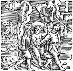 Moses befreit die Israeliten aus Ägypten, 1557