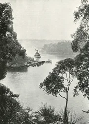 Mosmans Bay, vom Cremorne Steg, um 1900