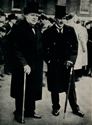 Mr. Chamberlain und Mr. Churchill, 23. Februar 1940, 1945