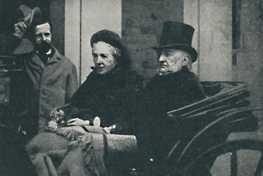 Herr und Frau Gladstone fahren durch Glasgow bei der Parlamentswahl von 1892, 1900