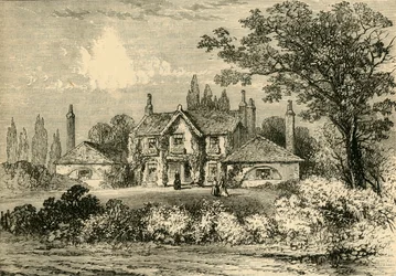 Haus von Mrs. Siddons in Westbourne Green, 1800, ca. 1876