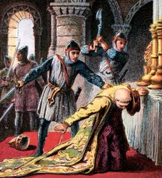 Mord an Thomas A Becket, 1170, um 1850