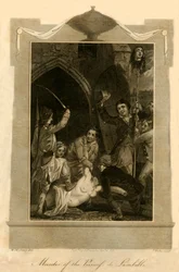 Ermordung der Prinzessin de Lamballe, 1792, 1816.