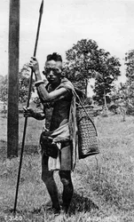 Naga-Mann, Indien, 20. Jahrhundert