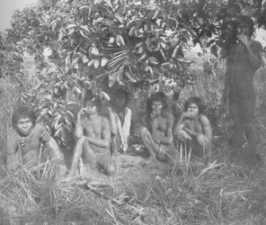 Nambikwara-Indianer des Staates Matto Grosso, befriedet von Oberst Rondon, aber noch nicht vollständig