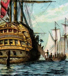 Napoleon auf der Bellerophon