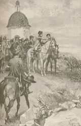 Napoleon und sein Stab bei Austerlitz, 1896