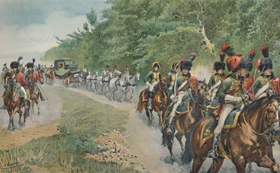 Napoleons Art zu Reisen, ca. 1800, 1896