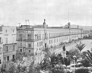 Nationalpalast, Mexiko-Stadt, Mexiko, um 1900
