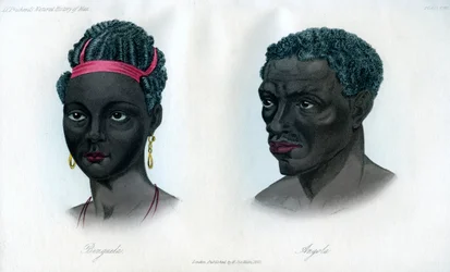 Einheimische von Benguela und Angola, 1848