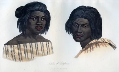Einheimische von Kalifornien, 1848