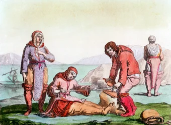 Eingeborene der Arktis