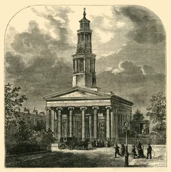 Neue St. Pancras Kirche, ca. 1876