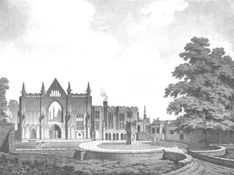 Newstead Abbey, Nottinghamshire, 18. Jahrhundert