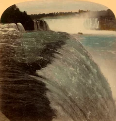 Niagarafälle vom Aussichtspunkt, USA, 1894