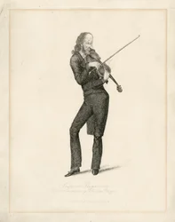 Niccolo Paganini - Porträt