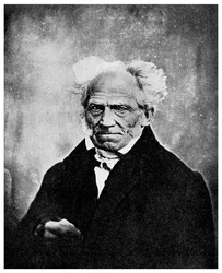 Nihilismus: Arthur Schopenhauer, deutscher Philosoph, 19. Jahrhundert, 1956