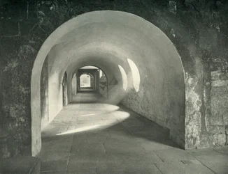 Normannischer Bogen im Kreuzgang, Westminster Abbey, 1908