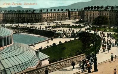 North Parade, Llandudno, spätes 19. - frühes 20. Jahrhundert