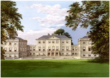 Nuneham Park, Oxfordshire, Heimat der Familie Harcourt, ca. 1880