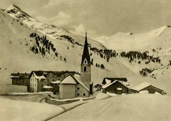 Obergurgl, Tirol, Österreich, um 1935