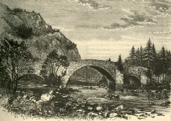 Alte Brücke bei Invercauld, 1898