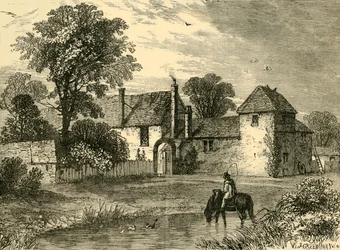 Alte Kreidefarm im Jahr 1730, um 1876