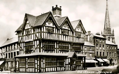 Altes Haus, Hereford, Herefordshire, frühes 20. Jahrhundert