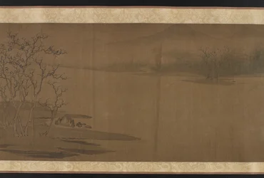 Alte Bäume und kalte Krähen, im Stil von Zhao Danian, Yuan- oder Ming-Dynastie, 14. Jahrhundert