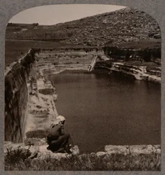 Einer der Teiche Salomos, um 1900