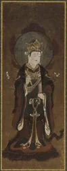 Einer der zwölf Deva: Taishaku-ten Indra
