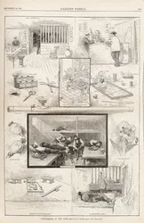 Opiumrauchen in New York aus Harpers Weekly, 24. September 1881, 1881